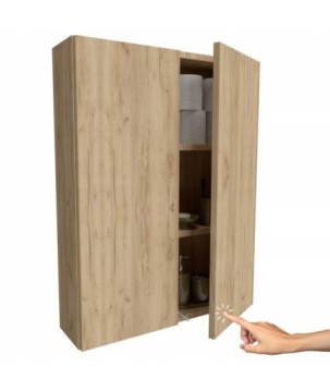 Szafka wiszaca lazienkowa Dab Craft Zloty Plytka i Pojemna na reczniki 20cm