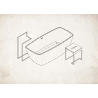 Taboret - stolik łazienkowy