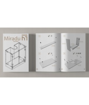 Pojemna szafka pod umywalkę na chemie, na ręczniki biały mat 60cm