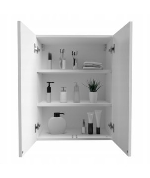 Pojemna szafka łazienkowa wisząca 60cm Biały mat szafka wisząca do łazienki
