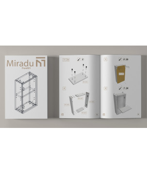 Szafka wisząca łazienkowa mała słupek biały połysk idealna na kosmetyki