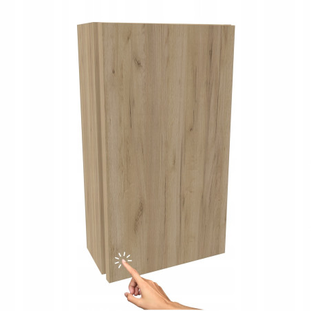 Szafka łazienkowa wisząca dąb craft złoty do łazienki stylowa struktura 30