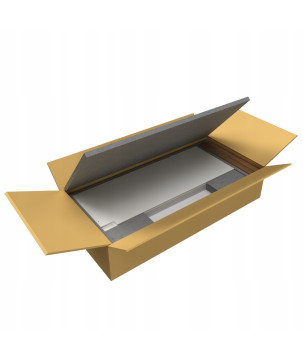 Szafka łazienkowa wisząca biały mat Regał na akcesoria do łazienki 3 półki