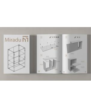 Szafka łazienkowa wisząca dąb Sonoma drewnopodobna nad geberit do łazienki