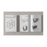 Mała szafka łazienkowa wisząca, biały mat elegancka 52,5x60x30