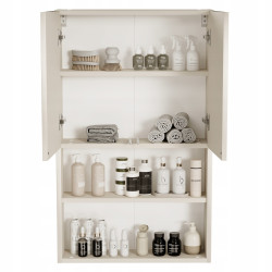 Szafka łazienkowa wisząca kaszmir do łazienki nad pralkę na reczniki 17cm