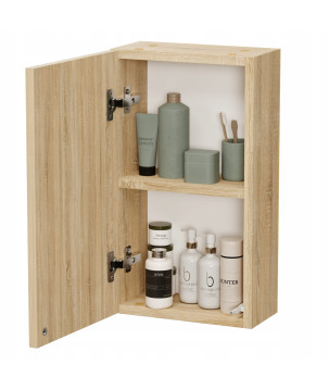 Szafka łazienkowa wisząca MIRADU DĄB SONOMA Mała i Pojemna 52,5cm 30cm 16cm