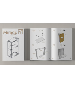 Szafka łazienkowa wiszaca dekor kaszmir idealna do łazienki 60cm