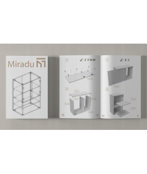 Szeroka i Głęboka Szafka łazienkowa wiszaca Dąb Sonoma Struktura drewna 100