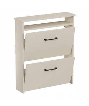 Wąska Szafka na buty Kaszmir od przedpokoju 18,5cm DODATKOWA PÓŁKA na klucze