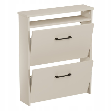 Wąska Szafka na buty Kaszmir od przedpokoju 18,5cm DODATKOWA PÓŁKA na klucze