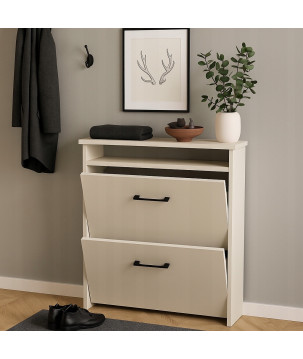 Wąska Szafka na buty Kaszmir od przedpokoju 18,5cm DODATKOWA PÓŁKA na klucze