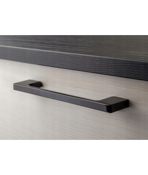 Pojemna i Waska szafka na buty do przedpokoju biały mat z półka uchwyt 80cm