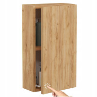 Szafka łazienkowa wisząca stylowa dąb craft złoty 52,5x30x16