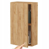 Szafka łazienkowa wisząca stylowa dąb craft złoty 52,5x30x16