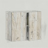 Mała szafka łazienkowa wisząca, dąb craft złoty 52,5x60x30