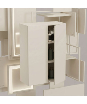 Szafka łazienkowa wisząca Kaszmir Pojemna i Ciepła szafka do łazienki 60cm