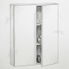 Szafka wisząca do łazienki, biały mat – nad umywalkę 78x60x17