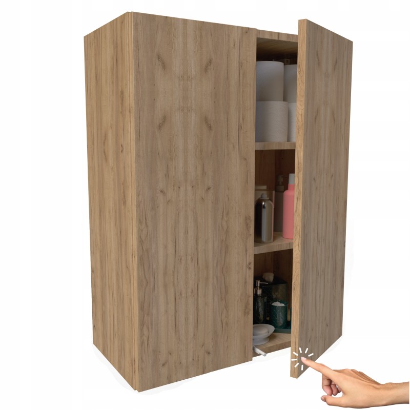 Szafka lazienkowa wiszaca duza i szeroka dab craft zloty do pokoju 60cm Szafka lazienkowa wiszaca duza i szeroka dab craft zloty do pokoju 60cm