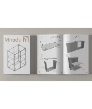 Szafka lazienkowa wiszaca duza i szeroka dab craft zloty do pokoju 60cm