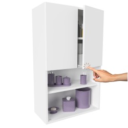 Szafka łazienkowa wisząca pojemna i wytrzymała 60 szafka wisząca nad pralkę Szafka łazienkowa wisząca pojemna i wytrzymała 60 szafka wisząca nad pralkę