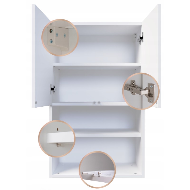 Szafka łazienkowa wisząca pojemna i wytrzymała 60 szafka wisząca nad pralkę