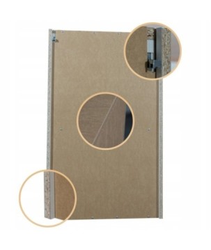 Szafka łazienkowa wisząca pojemna i wytrzymała 60 szafka wisząca nad pralkę