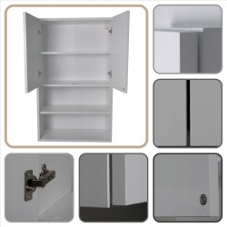 Szafka łazienkowa wisząca pojemna i wytrzymała 60 szafka wisząca nad pralkę Szafka łazienkowa wisząca pojemna i wytrzymała 60 szafka wisząca nad pralkę