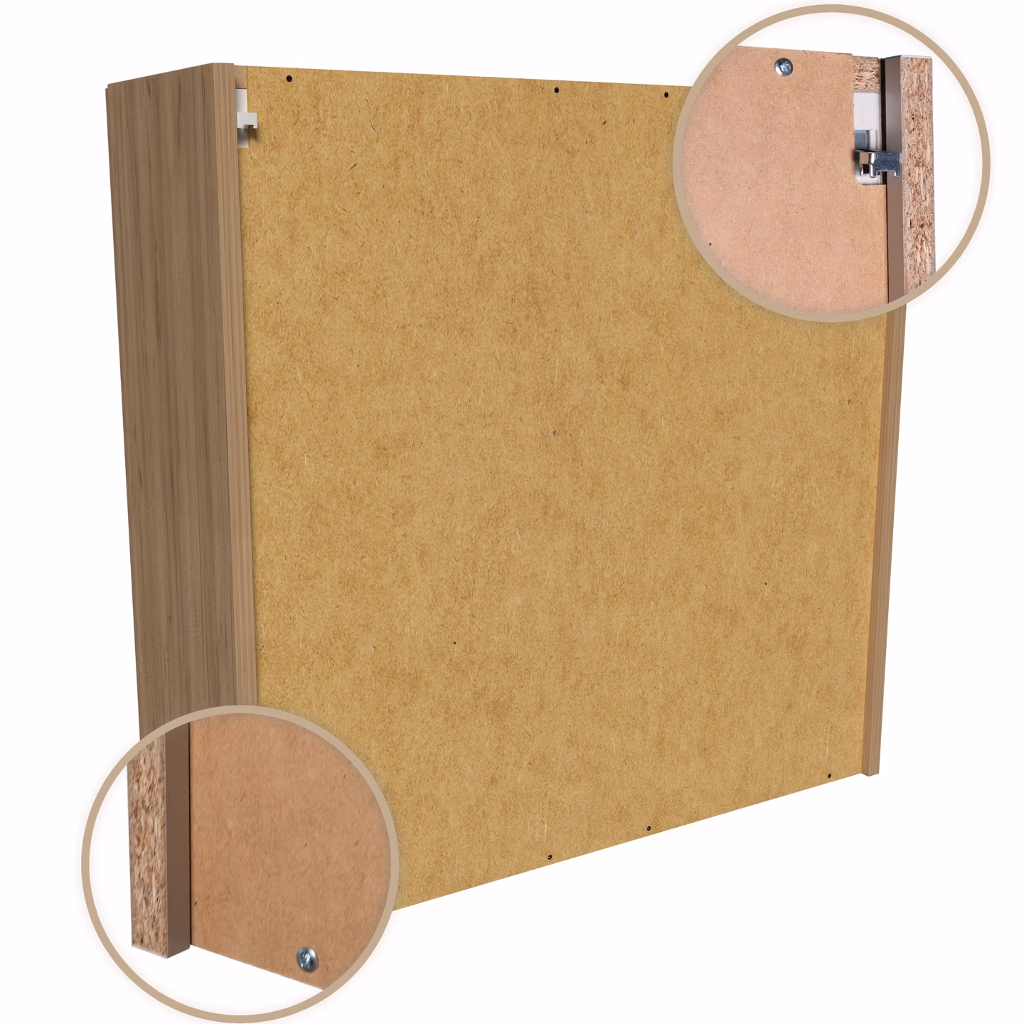 SZEROKA SZAFKA WISZĄCA ŁAZIENKOWA DAB CRAFT ZŁOTY 78x80x30